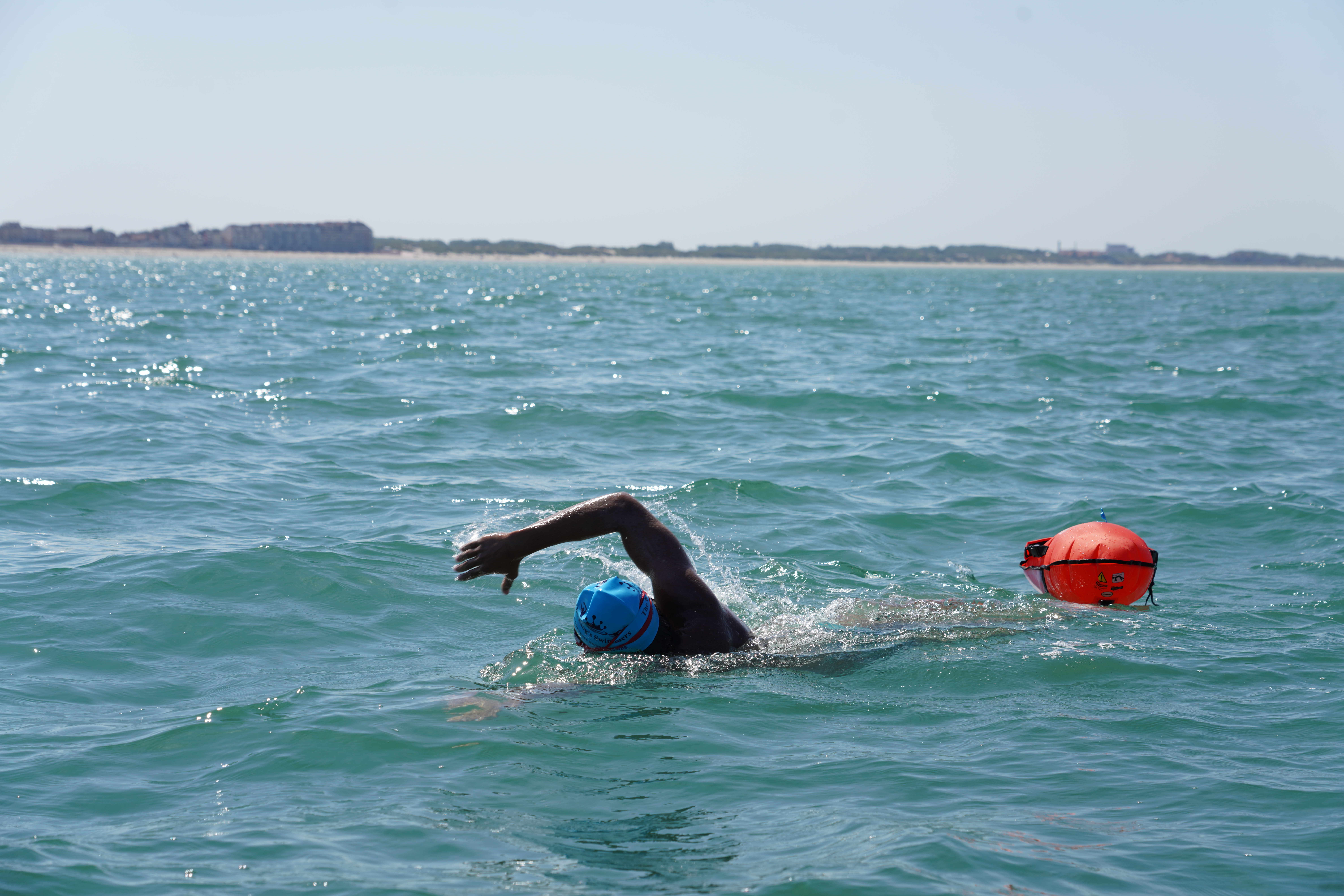 Mattéo Lutun en eau libre